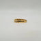 Bague 55 Demi-alliance en or jaune 18 carats et diamants 58 Facettes