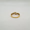 Bague 54 Bague en or jaune 18 carats sertie d’un diamant 58 Facettes