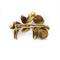 Broche Broche Châtaignes - Or jaune 750‰ et grenats spessartites 58 Facettes 250270R