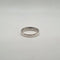 Bague 53 Demi-alliance en or blanc 18 carats et diamants 58 Facettes