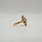 Bague 56 Bague Art déco en or jaune 18 carats, saphir et diamants 58 Facettes