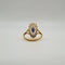 Bague 56 Bague Art déco en or jaune 18 carats, saphir et diamants 58 Facettes