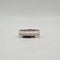 Bague 55 Alliance en or blanc 18 carats 58 Facettes