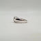 Bague 54 Bague cœur en or blanc 18 carats et diamants 58 Facettes