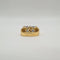 Bague 55 Art déco - Bague en or jaune 18 carats, saphirs et diamants 58 Facettes