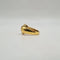 Bague 54.5 Bague bombée en or jaune 18 carats, citrine et diamants 58 Facettes
