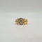 Bague 54 Bague en or jaune 18 carats et diamants 58 Facettes