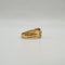 Bague 54 Bague en or jaune 18 carats et diamants 58 Facettes