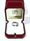 Bague 56 Cartier Entrelacés - Bague en or blanc 750 58 Facettes