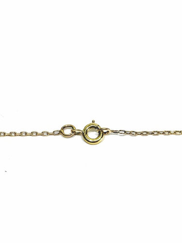 Collier Collier - Pendentif en porcelaine et diamant en or rose 18 carats 58 Facettes