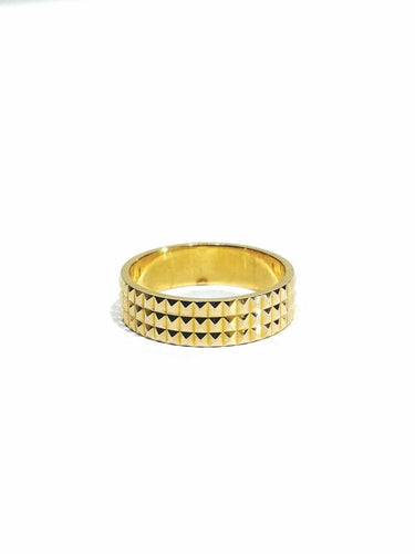 Bague 53.5 Alliance - Bague en or rose 18 carats pointe de diamant 58 Facettes
