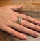 Bague 56 Bague tank Art déco en or rose et or blanc 18 carats, diamants 58 Facettes