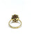 Bague 58 Bague en or jaune 18 carats, diamants et corail rouge 58 Facettes
