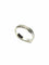 Bague 58 Alliance homme en or blanc 18 carats 58 Facettes