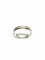 Bague 58 Alliance homme en or blanc 18 carats 58 Facettes