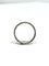 Bague 58 Alliance homme en or blanc 18 carats 58 Facettes