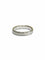 Bague 58 Alliance homme en or blanc 18 carats 58 Facettes