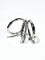 Bague 53 David Yurman - Bague articulée à trois anneaux en argent et diamants 58 Facettes