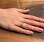 Bague 53 Alliance mixte en or blanc 18 carats 58 Facettes