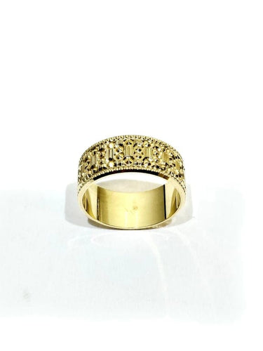 Bague 54 Alliance femme - Bague en or rose 18 carats 58 Facettes