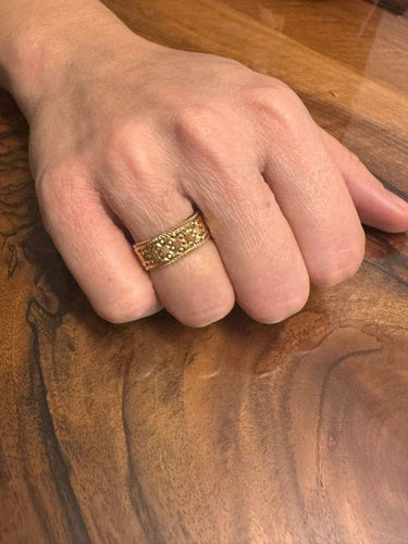 Bague 54 Alliance femme - Bague en or rose 18 carats 58 Facettes