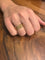 Bague 54 Alliance femme - Bague en or rose 18 carats 58 Facettes