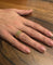 Bague 54 Alliance femme - Bague en or rose 18 carats 58 Facettes