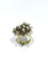 Bague 51.5 Bague en or jaune 18 carats et perles 58 Facettes