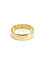 Bague 63 Alliance homme incurvée large en or champagne 18 carats 58 Facettes
