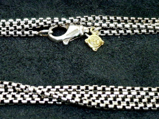 Collier David Yurman - Sautoir en argent 925 avec pendentif en or 14 carats 58 Facettes