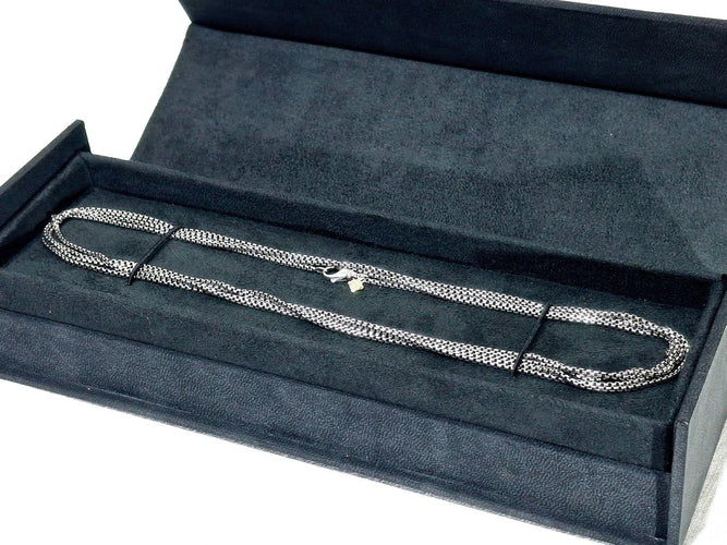 Collier David Yurman - Sautoir en argent 925 avec pendentif en or 14 carats 58 Facettes