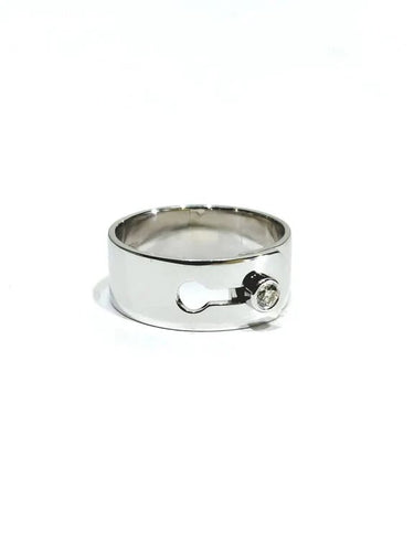 Bague 52 Dinh Van Serrure - Bague en or blanc et diamant 58 Facettes