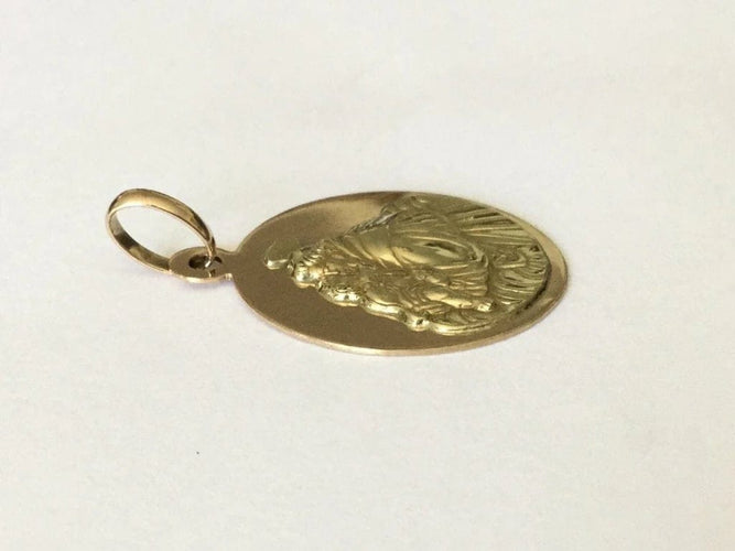 Pendentif Médaille religieuse - Pendentif en or jaune et rose 58 Facettes