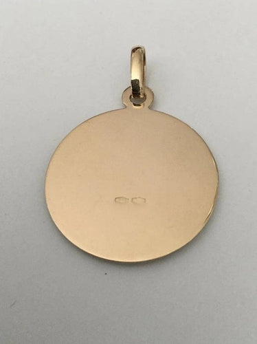 Pendentif Médaille religieuse - Pendentif en or jaune et rose 58 Facettes
