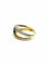 Bague 57 Bague en or jaune et blanc 18 carats avec saphir et diamants 58 Facettes 664056