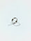 Bague 47.5 Alliance large en or blanc 18 carats 58 Facettes