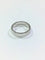 Bague 47.5 Alliance large en or blanc 18 carats 58 Facettes