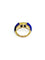 Bague 52 Bague en or 18 carats, lapis-lazuli et diamants 58 Facettes 87543