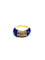 Bague 52 Bague en or 18 carats, lapis-lazuli et diamants 58 Facettes 87543