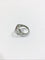 Bague 51.5 Bague Art déco en or blanc 18 carats à pierre rose synthétique 58 Facettes 985543