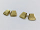 Boutons de manchette Boutons de manchette trapèzes en or jaune 18 carats 58 Facettes 950860