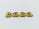 Boutons de manchette Boutons de manchette trapèzes en or jaune 18 carats 58 Facettes 950860
