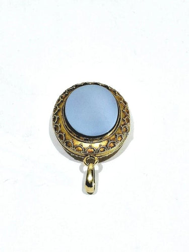 Pendentif Pendentif médaillon photo en or jaune 18 carats et onyx 58 Facettes 940723