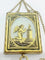 Pendentif Broche médaillon - Broche en or rose 18 carats et verre églomisé 58 Facettes 3055/1