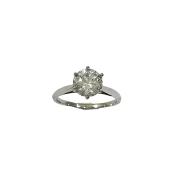 Bague 55 Mauboussin - Bague solitaire en platine et diamant 1,54 ct 58 Facettes