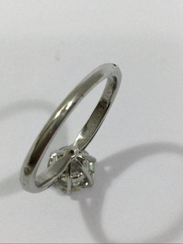 Bague 55 Mauboussin - Bague solitaire en platine et diamant 1,54 ct 58 Facettes