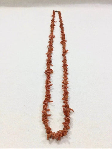 Collier Sautoir en corail rouge 58 Facettes