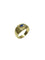 Bague 54 Bague en or jaune 18 carats avec saphir et diamants 58 Facettes
