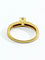 Bague 53 Bague solitaire en or jaune 18 carats avec diamant 0,30 ct 58 Facettes 3022/1