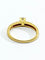 Bague 53 Bague solitaire en or jaune 18 carats avec diamant 0,30 ct 58 Facettes 3022/1